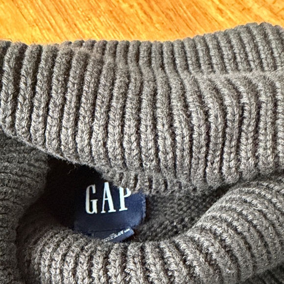 GAP Black and White Striped Turtleneck Sweater - Picture 2 of 5